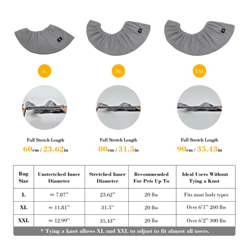 PAWPUBBY Cuddler Cat Sling Carrier for Pets – Soft Fleece Fabric, Fits Pets up to 25Lb, Cozy & Secure for Home Harness Collars Breathable Seat Covers