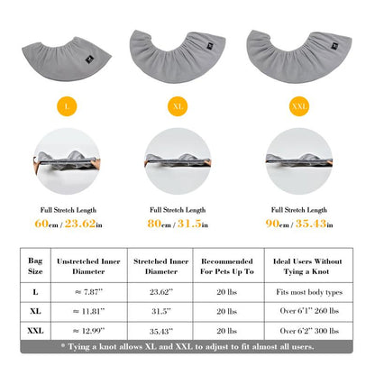 PAWPUBBY Cuddler Cat Sling Carrier for Pets – Soft Fleece Fabric, Fits Pets up to 25Lb, Cozy & Secure for Home Harness Collars Breathable Seat Covers