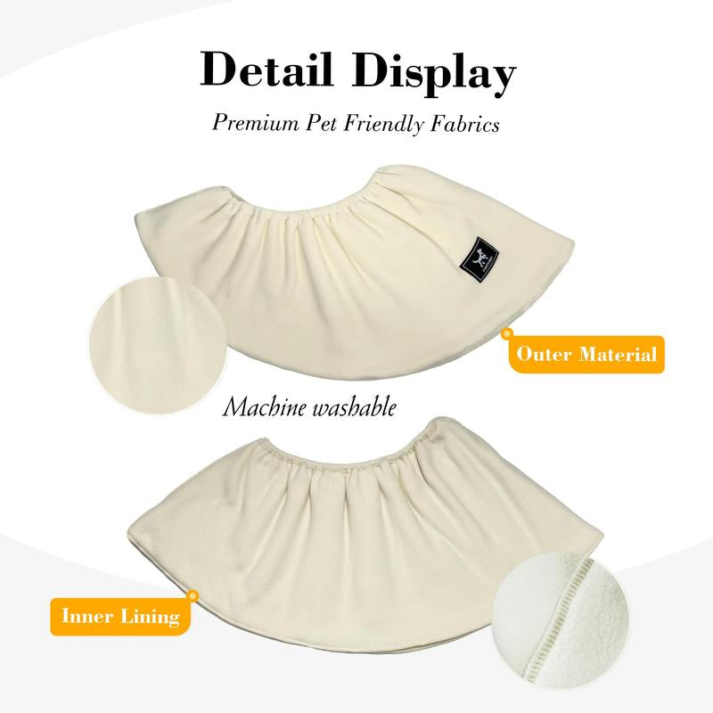 PAWPUBBY Cuddler Cat Sling Carrier for Pets – Soft Fleece Fabric, Fits Pets up to 25Lb, Cozy & Secure for Home Harness Collars Breathable Seat Covers